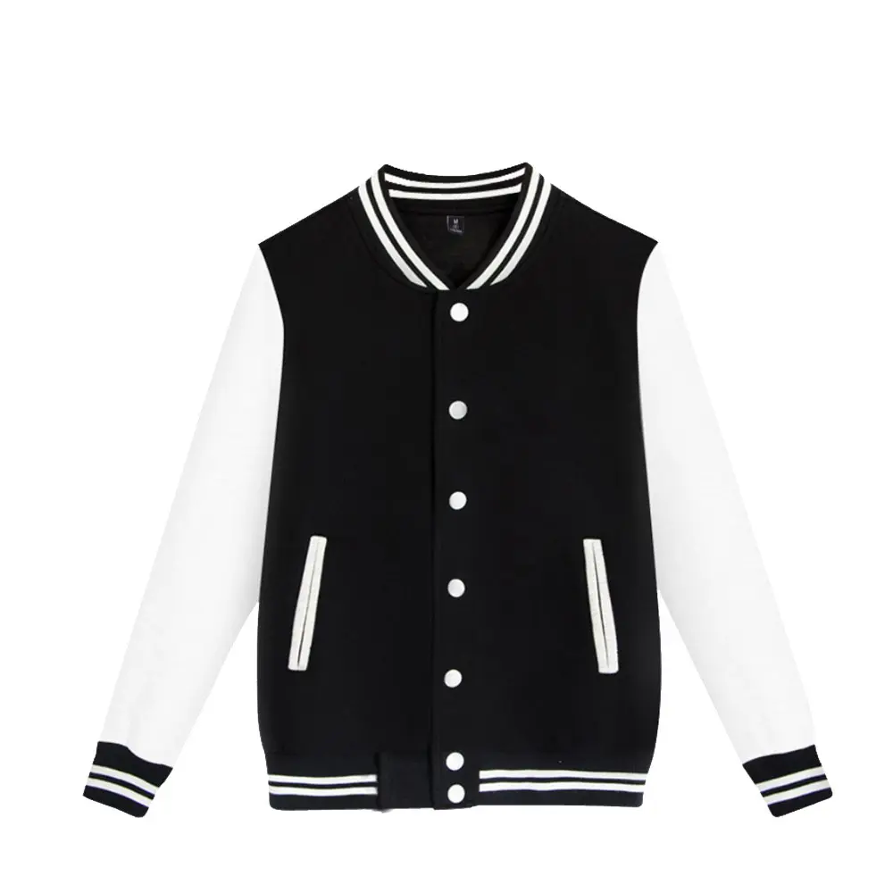 Pattern Custom Spring and Autumn Men's Pilot Baseball Jacket Couple Baseball Jacket College Campus Plain Casual Hanbok