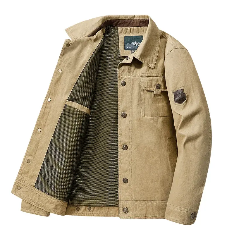 Men Cotton Windbreaker Bomber Coat Military Men's Tactics Jackets Man Cargo Casual Jacket Mens Clothes Spring Autumn Jacket