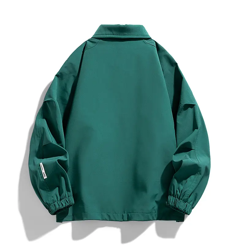 Loose Oversize Men Stand Collar Jacket Coat Climb Spring Autumn Casual Sport Streetwear Waterproof Windproof Windbreaker Outdoor
