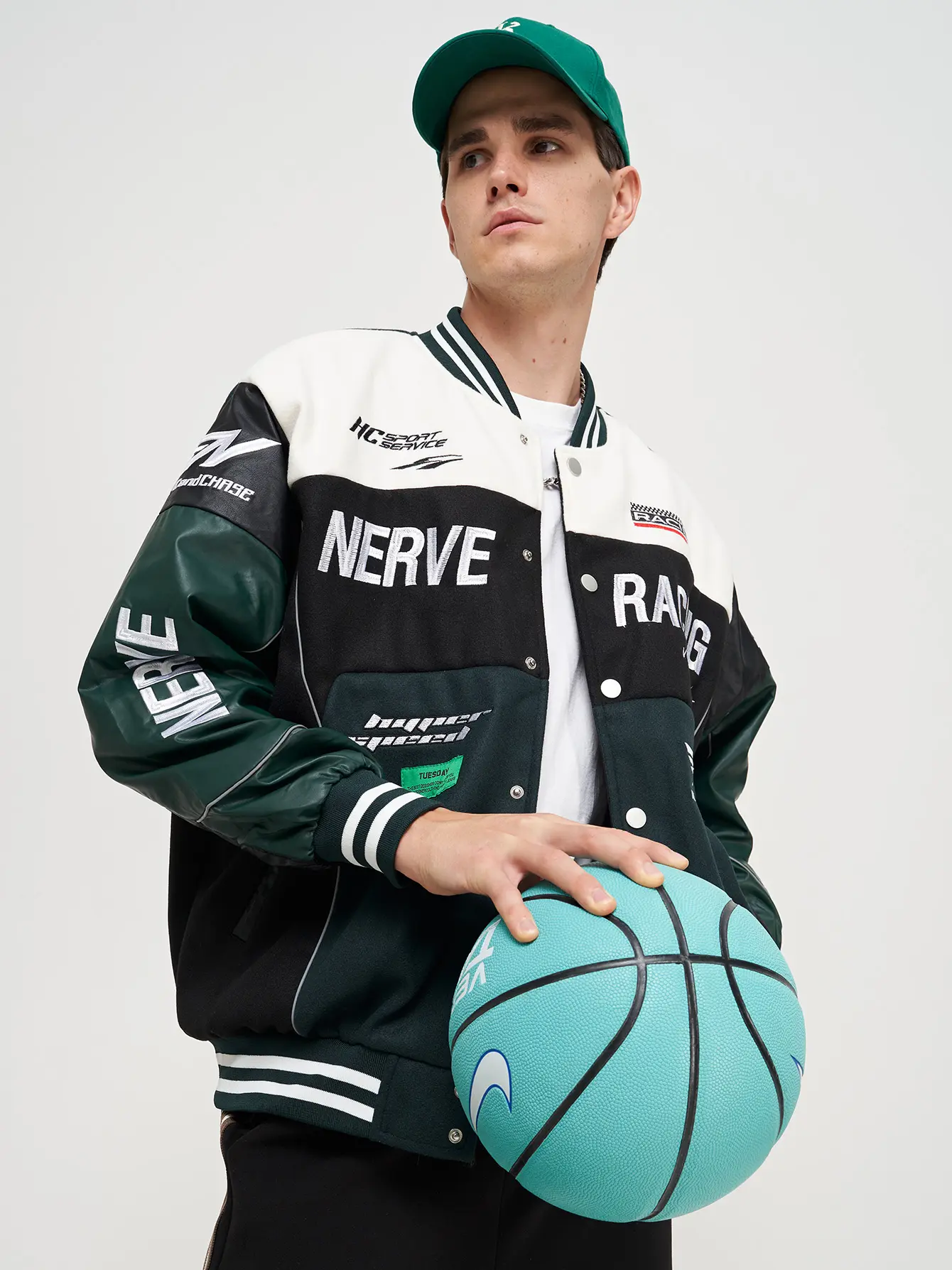 Men's Bomber Jacket f1 jacket vintage Street Coats Autumn/Winter Vintage Varsity Baseball Racing Biker Jacket New In Jackets