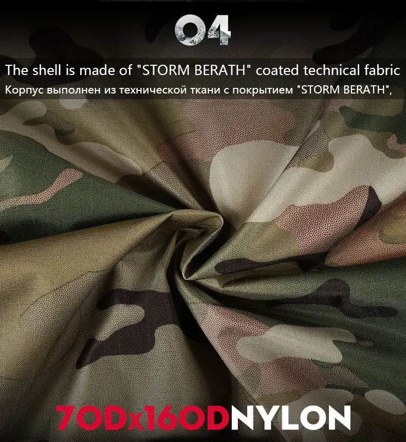 Men's Tactical Jackets Men Warm Windbreaker CP Bomber Lightweight Hooded Cycling Camo Hooded Coat Thick Hunting Clothes