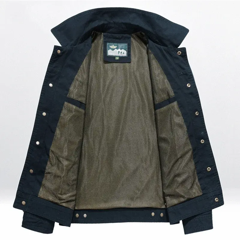 Bomber Coat Tactics Jacket Men Cargo Autumn Spring Plus Size outdoor Pilot Cargo Jackets Male Trend Jacket for Men Clothing