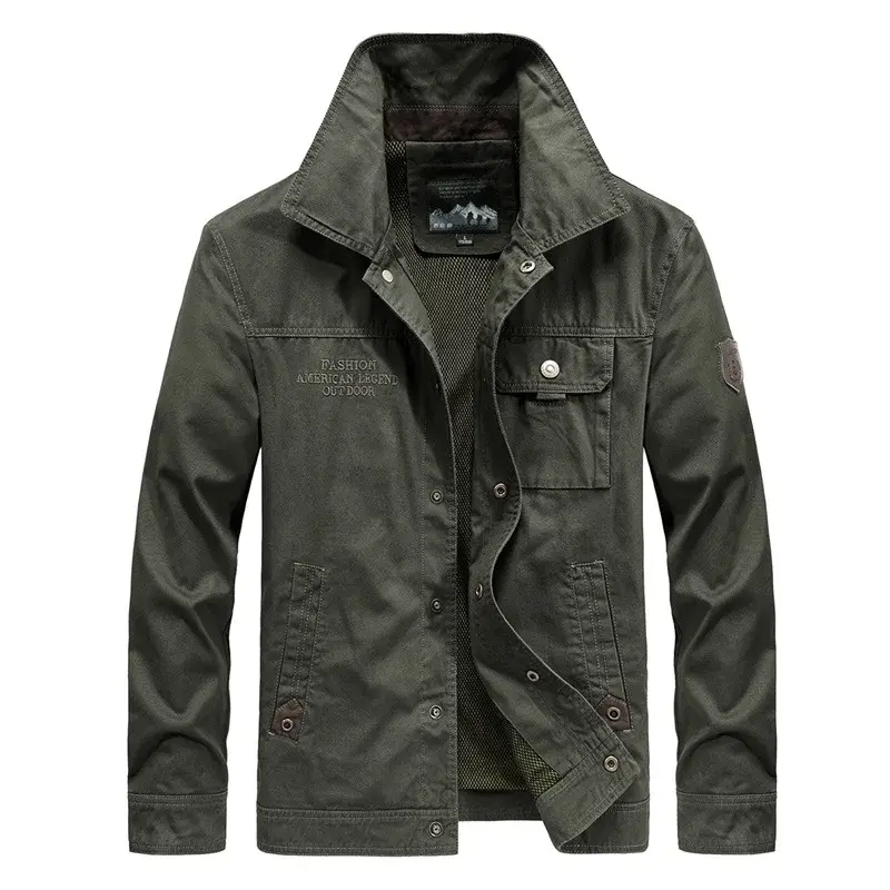 Bomber Coat Tactics Jacket Men Cargo Autumn Spring Plus Size outdoor Pilot Cargo Jackets Male Trend Jacket for Men Clothing