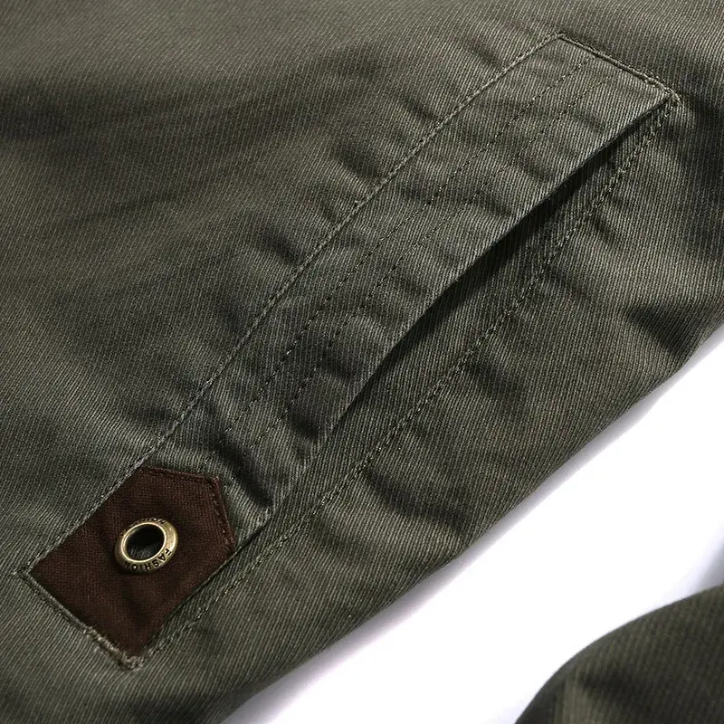 Bomber Coat Tactics Jacket Men Cargo Autumn Spring Plus Size outdoor Pilot Cargo Jackets Male Trend Jacket for Men Clothing