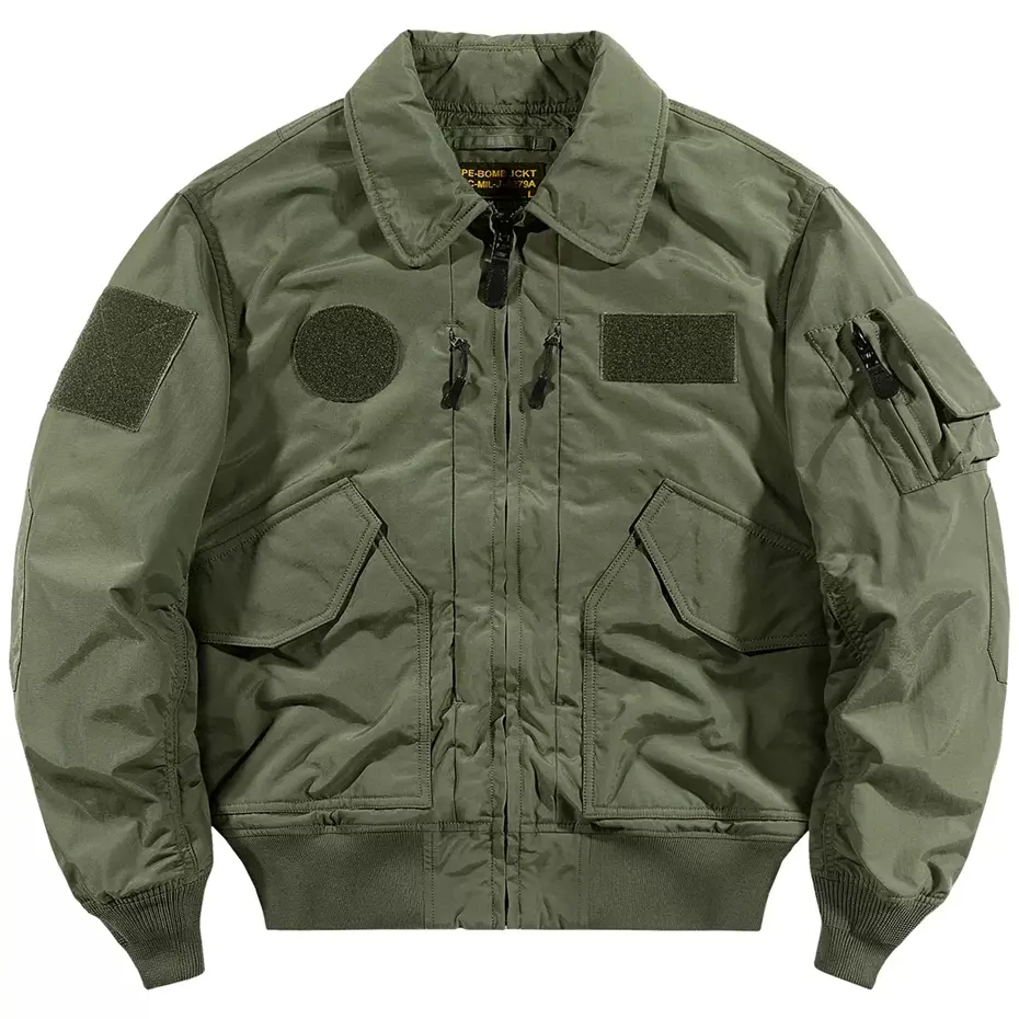 Bomber Jacket Men Techwear Cargo Jacket Spring Autumn Streetwear Baseball Jacket Coats Male Military Pilot Coat
