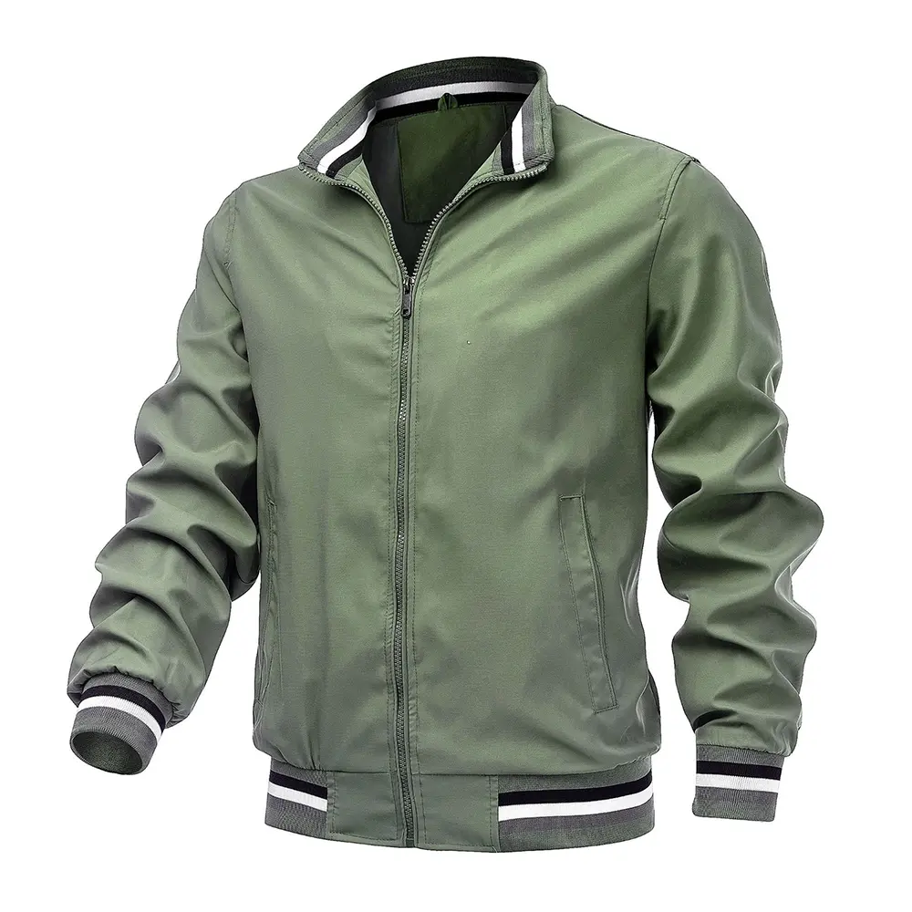 Jackets Men Spring Autumn Fashion New In Outerwears Solid Casual Clothing Windbreaker Coats Aviator Jacket For Men Plus Size 6XL