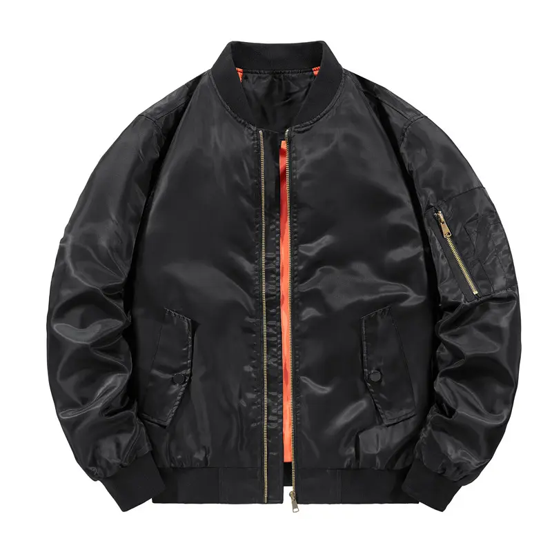 Spring Autumn Men's Bomber Jackets Fashion Men Retro MA-1 Pilot Zipper Coats Men Windbreaker Baseball Uniform Sports Jacket 6XL