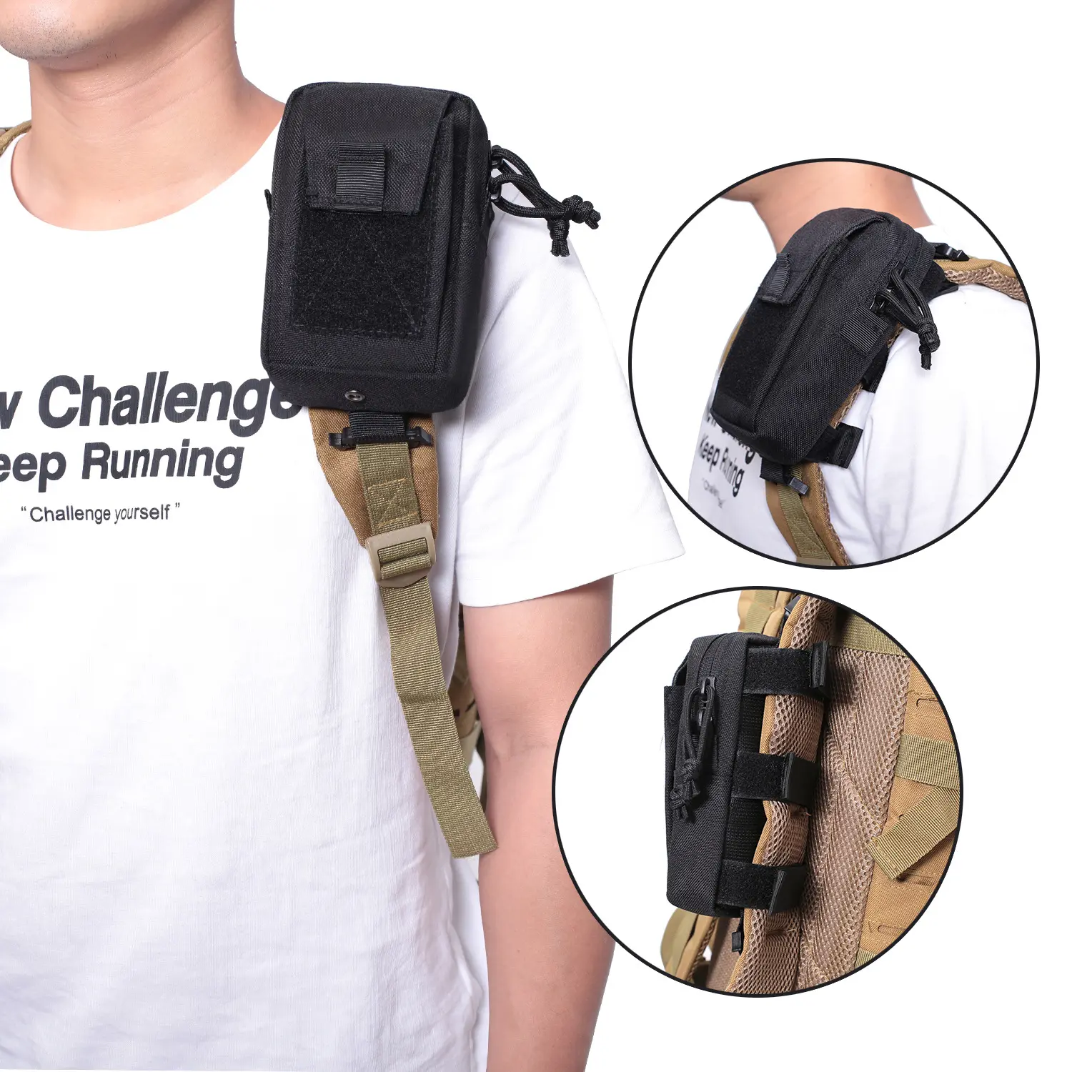 Molle Tactical waist Bag Outdoor Emergency edc pouch Phone Pack Sports Climbing Running Accessories Tool Hunting Bags