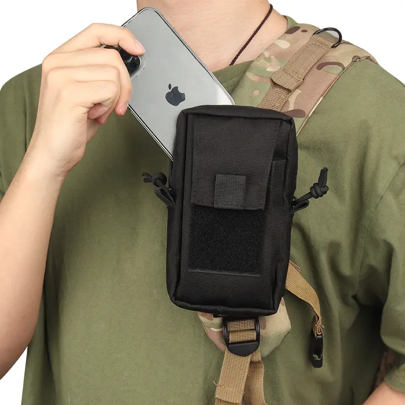 Molle Tactical waist Bag Outdoor Emergency edc pouch Phone Pack Sports Climbing Running Accessories Tool Hunting Bags