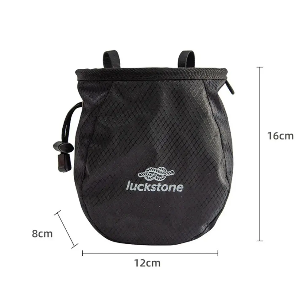 Waterproof Chalk Bag Adjustable Storage Climbing Magnesium Powder Bag for Hiking Climbing Weightlifting Anti-slip Powder Bag