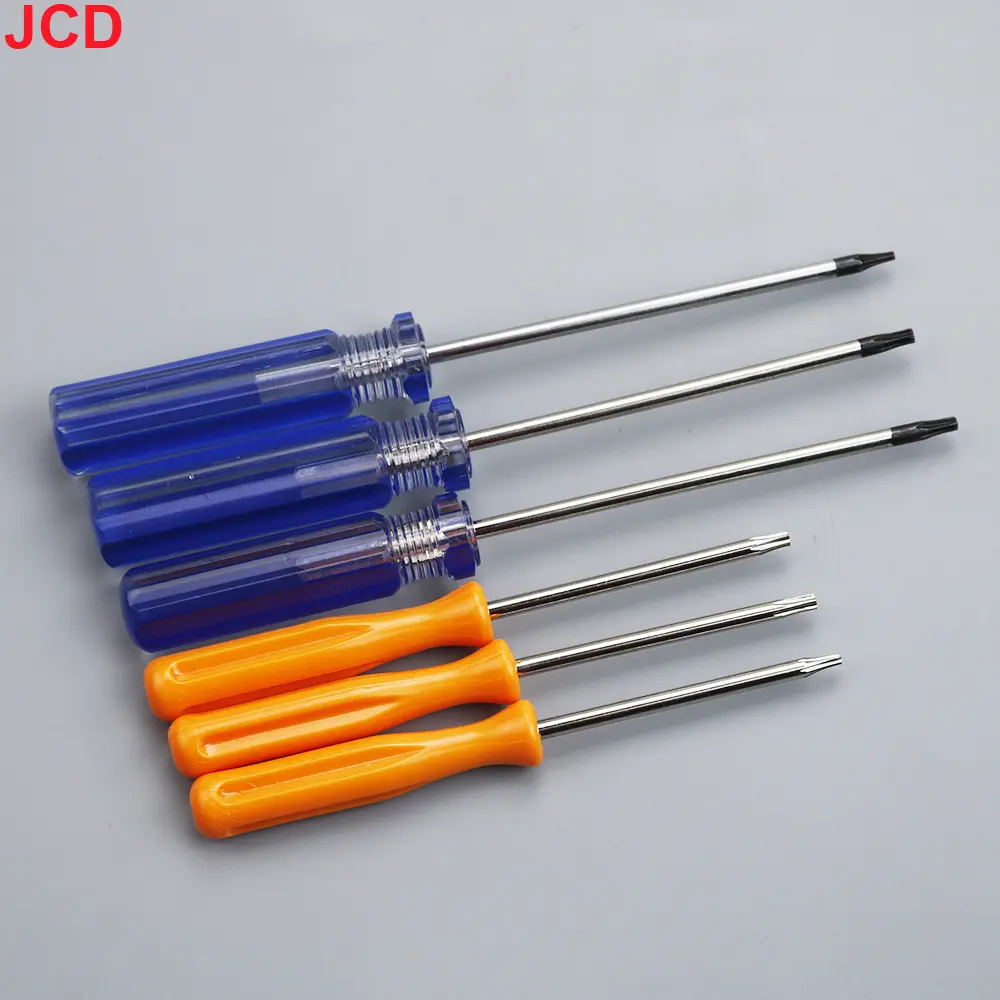 JCD For Xbox One 360 PS3 PS4 PS5 Series Screw Driver Torx T6 T8 T10 Security Screwdriver Tamperproof Hole Repairing Opening Tool