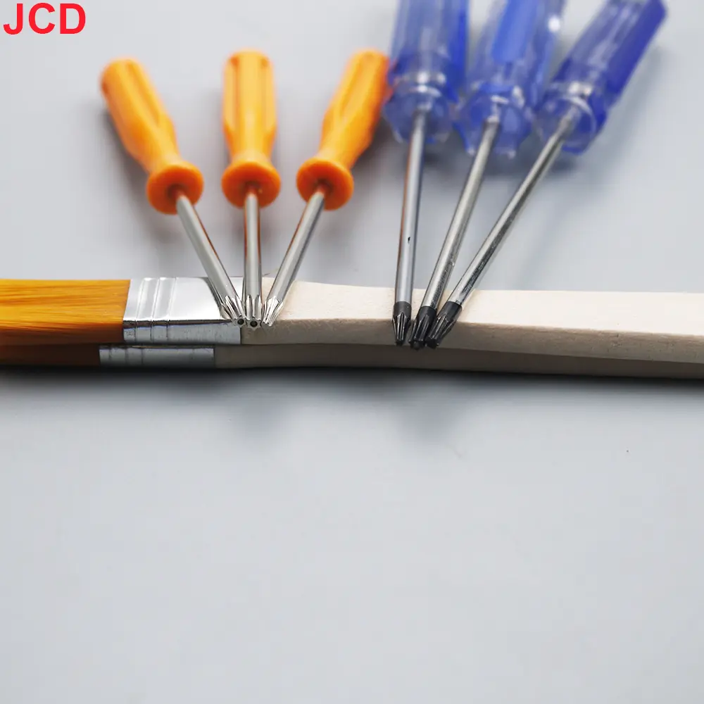 JCD For Xbox One 360 PS3 PS4 PS5 Series Screw Driver Torx T6 T8 T10 Security Screwdriver Tamperproof Hole Repairing Opening Tool