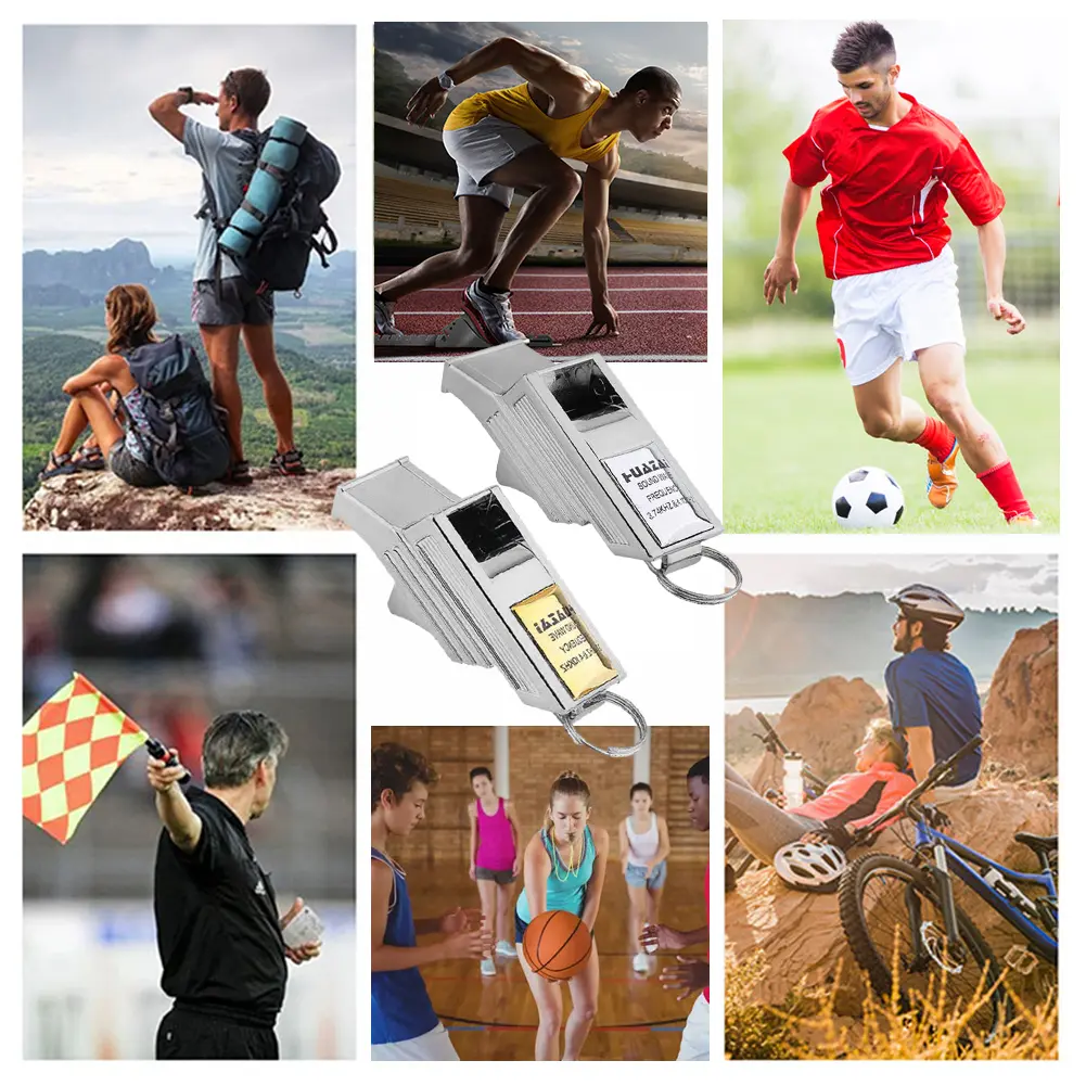 Professional Soccer Basketball Referee Whistle Plastic Sports Training Referee Whistle Outdoor Survival Lifesaving Tool Whistles