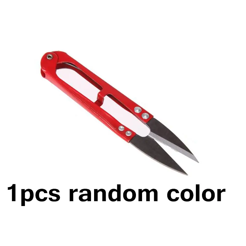 1Pcs U Shape Fishing Scissors Mini Fish Scissors Embroidery Application Scissors Fishing Line Cutter Tools Fishing Accessories