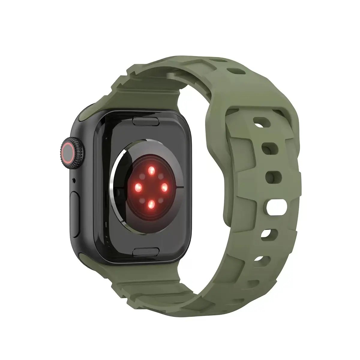 Silicone Strap For Apple Watch band 49mm 45mm 41mm Rubber bracelet 40mm 44mm 38mm 42mm for iWatch series 3 5 6 se 7 8 Ultra band