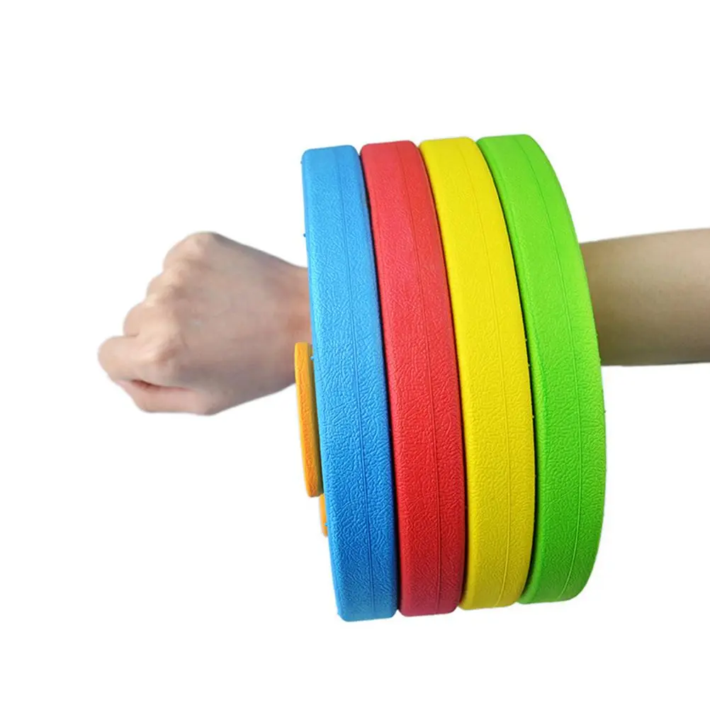 ZK40 4 Pcs Kids Arm Float Discs EVA Swim Float Colorful Discs Armbands Floating Sleeves Buoyancy Circles Rings