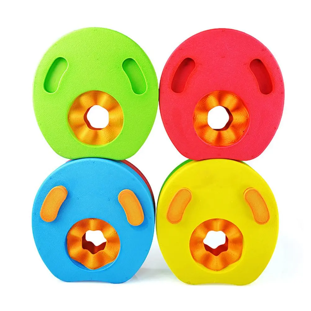 ZK40 4 Pcs Kids Arm Float Discs EVA Swim Float Colorful Discs Armbands Floating Sleeves Buoyancy Circles Rings