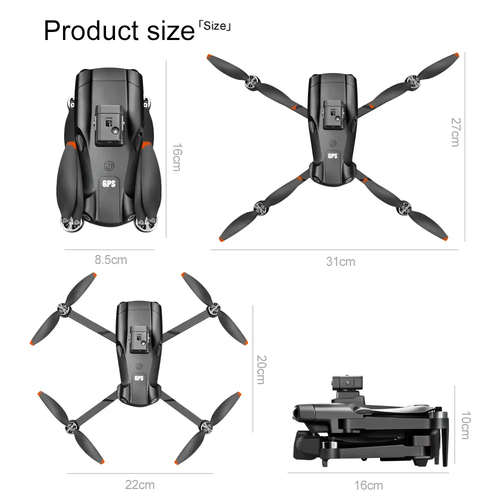 XIAOMI MIJIA V198 MAX GPS Drone New with 8k professional HD camera  WiFi/5G Brushless Foldable Quadcopter remote control Drone
