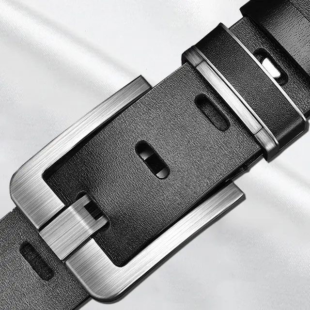 JIFANPAUL New Fashionable Men's Belt Fashionable Metal Alloy Needle Buckle, Adult Luxury Brand Jeans, Business Casual Belt