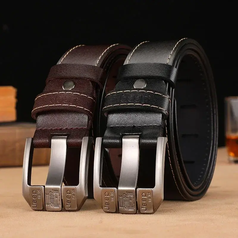 Men High Quality Genuine Leather Belt Luxury Brand Designer Belts Men Fashion Waist Straps for Jeans Trousers