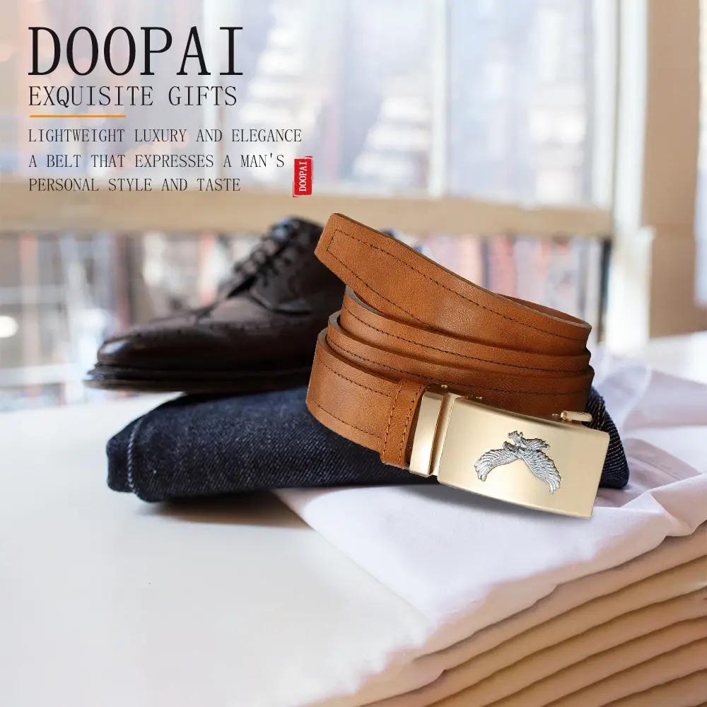 New Men Leather Belt Automatic Buckle Belt Fashion Alloy Belts Leather Luxury Belts for Men Business Luxury Designer Clothes