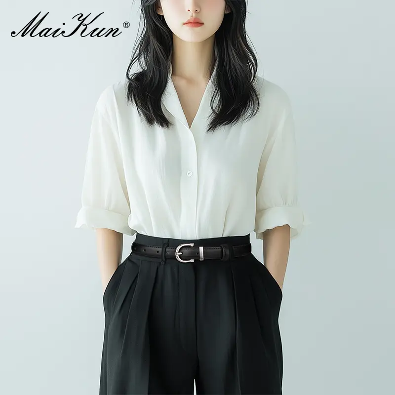Maikun Genuine Leather Women's Belt  Silver Alloy Pin Buckle Black belts Fashion Classic Thin Waistband