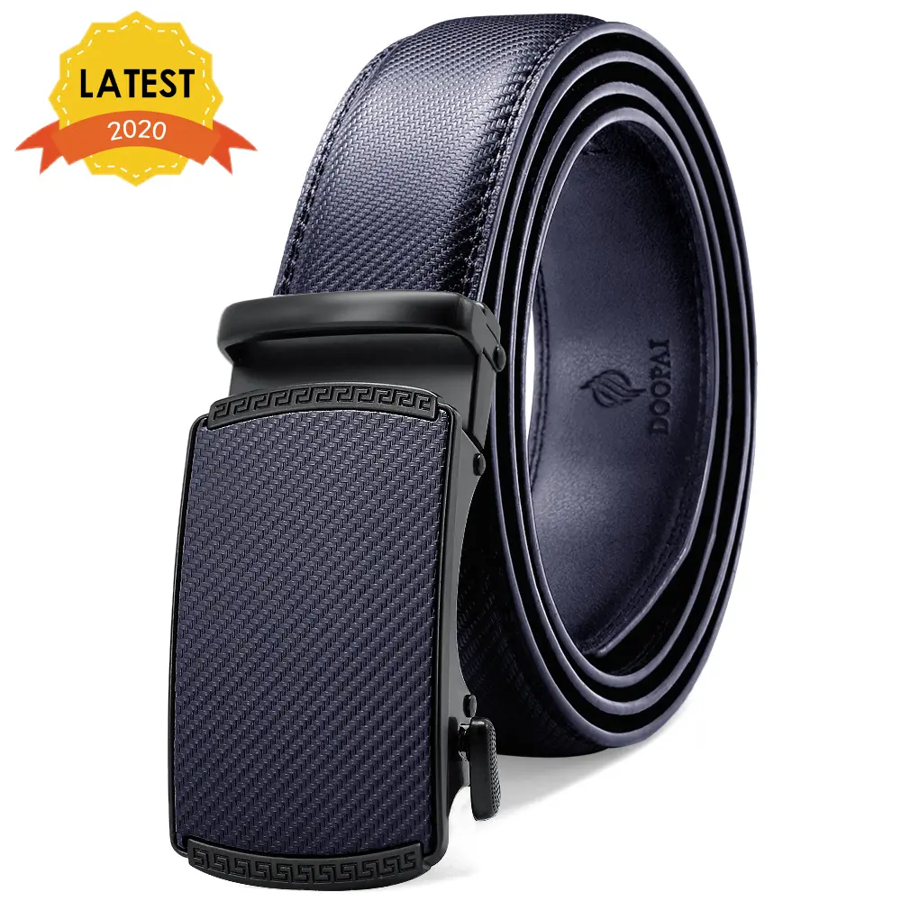 Genuine Leather Automatic Men Belt Luxury Strap Belt for Men  high quality fashion vintage male strap for jeans