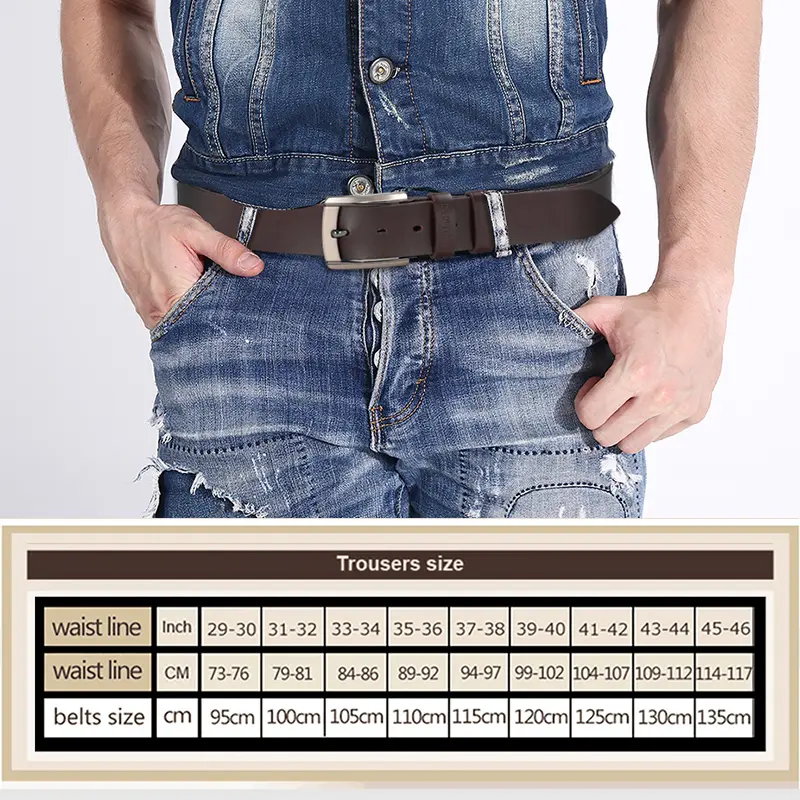 New Belts Men Cowskin Fashion Strap Male Jeans For Trousers Free Shipping Man High Quality Genuine Leather Belt Luxury Designer