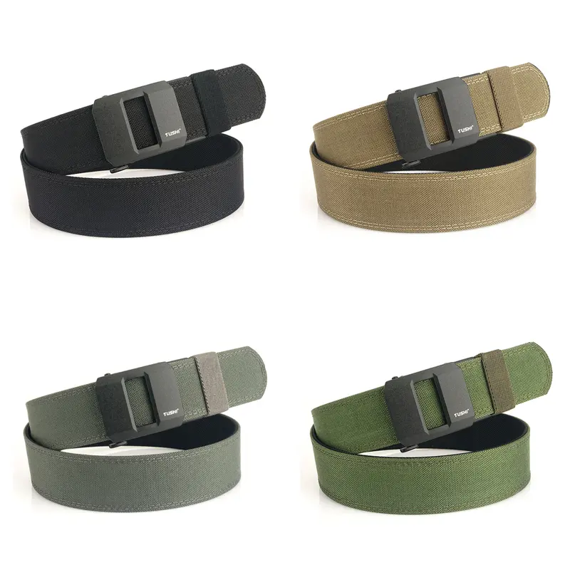 VATLTY 2024 Stiff Tactical Belt for Men Metal Automatic Buckle Military Police Duty Belt 1100D Nylon Gun Belt Casual Girdle Male