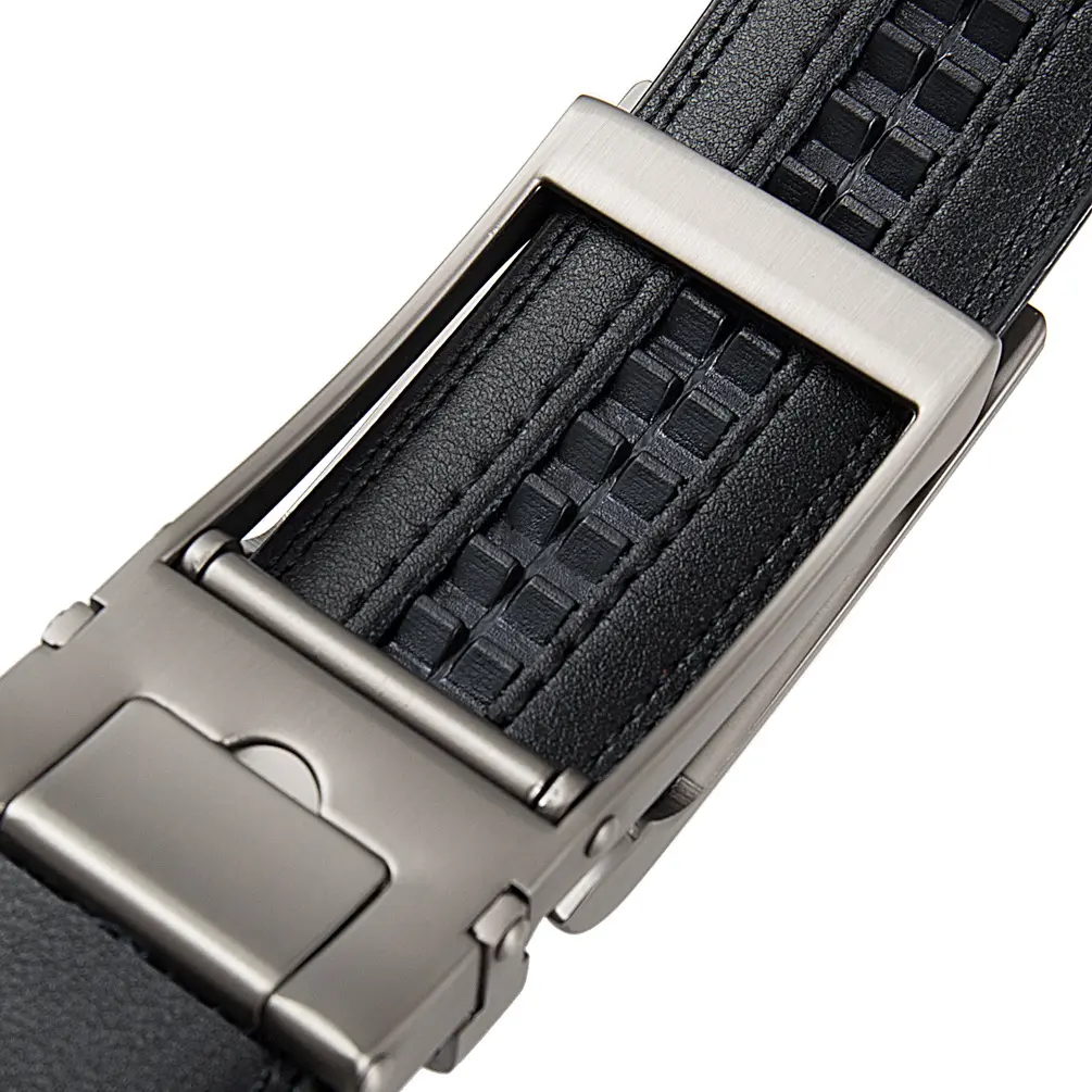 New 3cm Width Black Coffee Mens Formal Leather Belts High Quality Automatic Buckle Belt For Men Designer Luxury