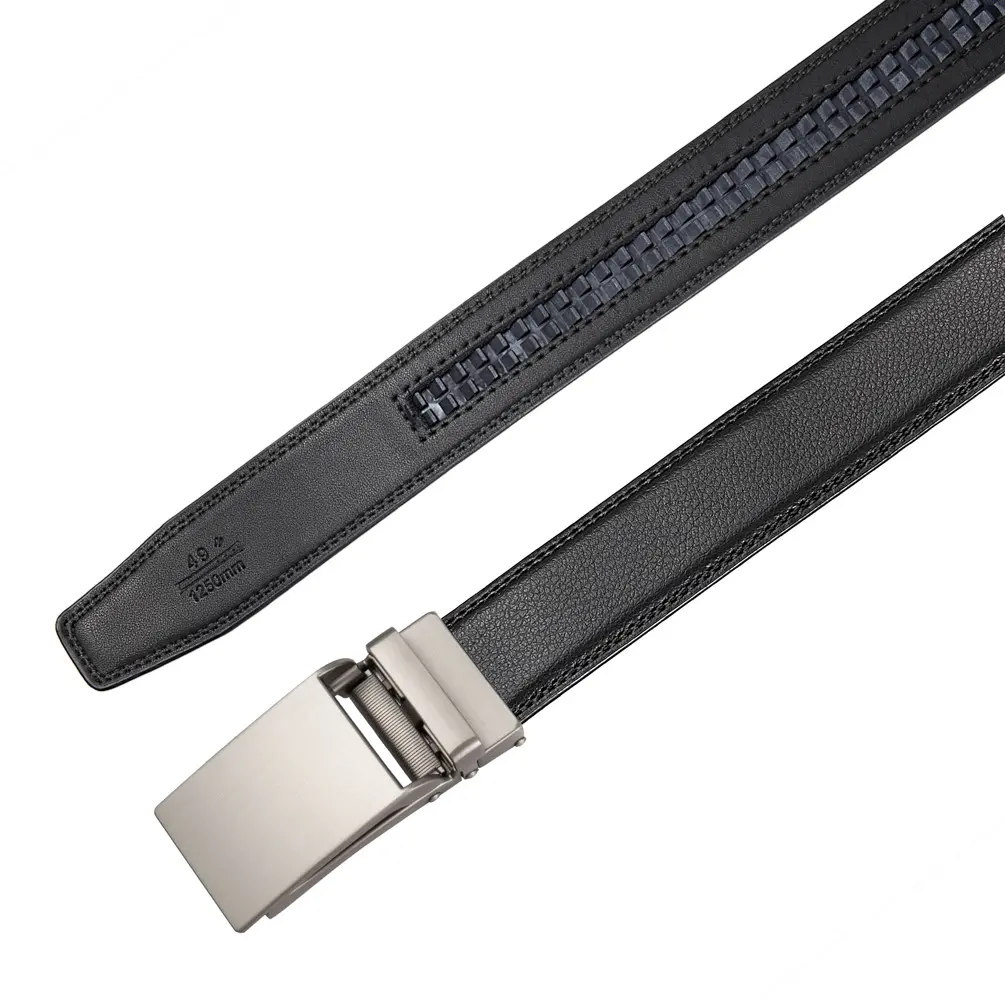 New 3cm Width Black Coffee Mens Formal Leather Belts High Quality Automatic Buckle Belt For Men Designer Luxury