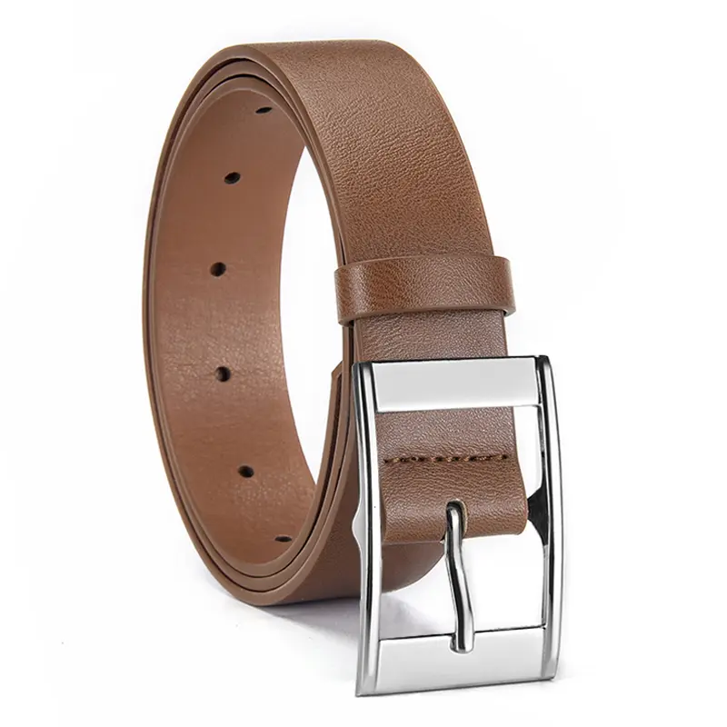New Fashion Men's Metal Pin Buckle Belt Leisure Business Accessory Designer Belt，For Jeans Waist Strap Plus Size，For Ideal Gifts