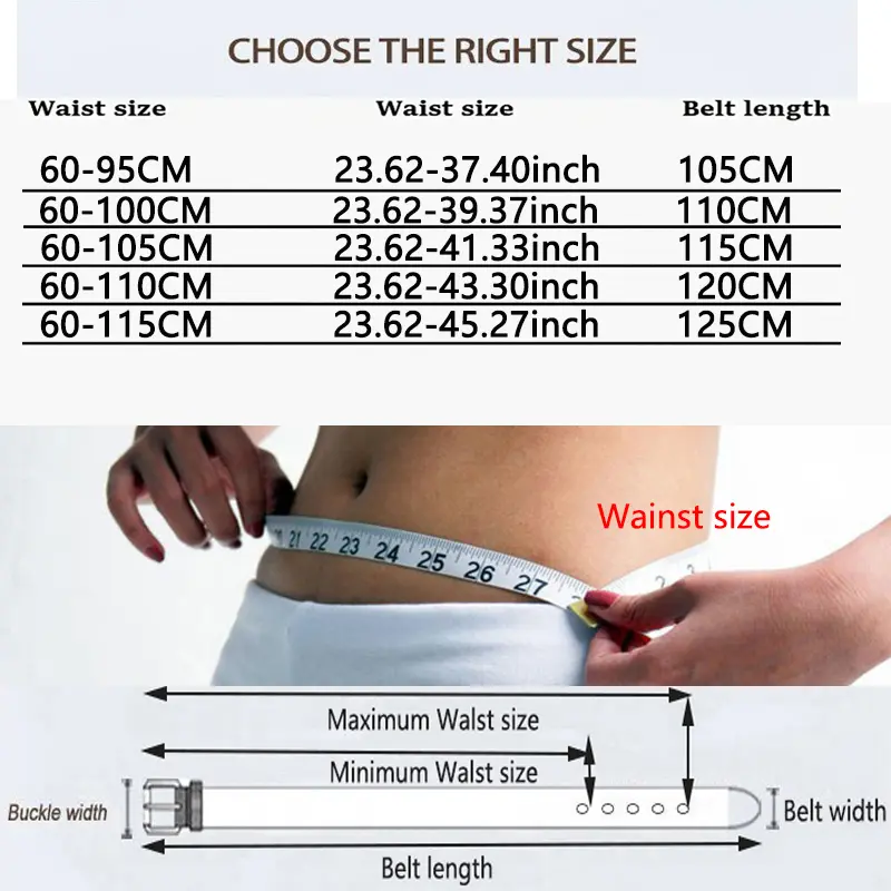 Men Belt Work Business Genuine Leather Cowskin Designer Belts Casual Fashion for Jeans Toothless Automatic Buckle Straps ZD2204