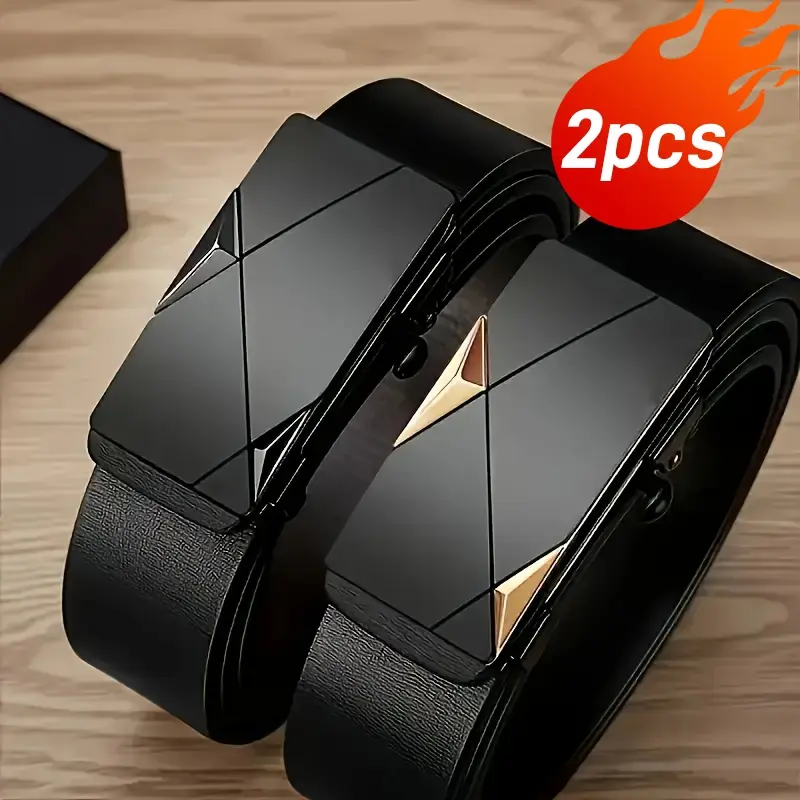 Men's waist belt, premium automatic buckle belt, men's fashionable casual belt, business belt, matched with suit
