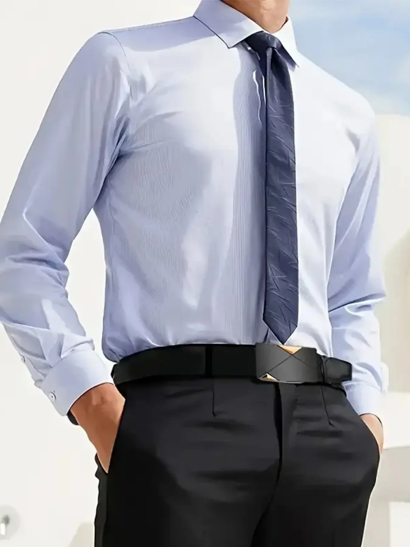 Men's waist belt, premium automatic buckle belt, men's fashionable casual belt, business belt, matched with suit
