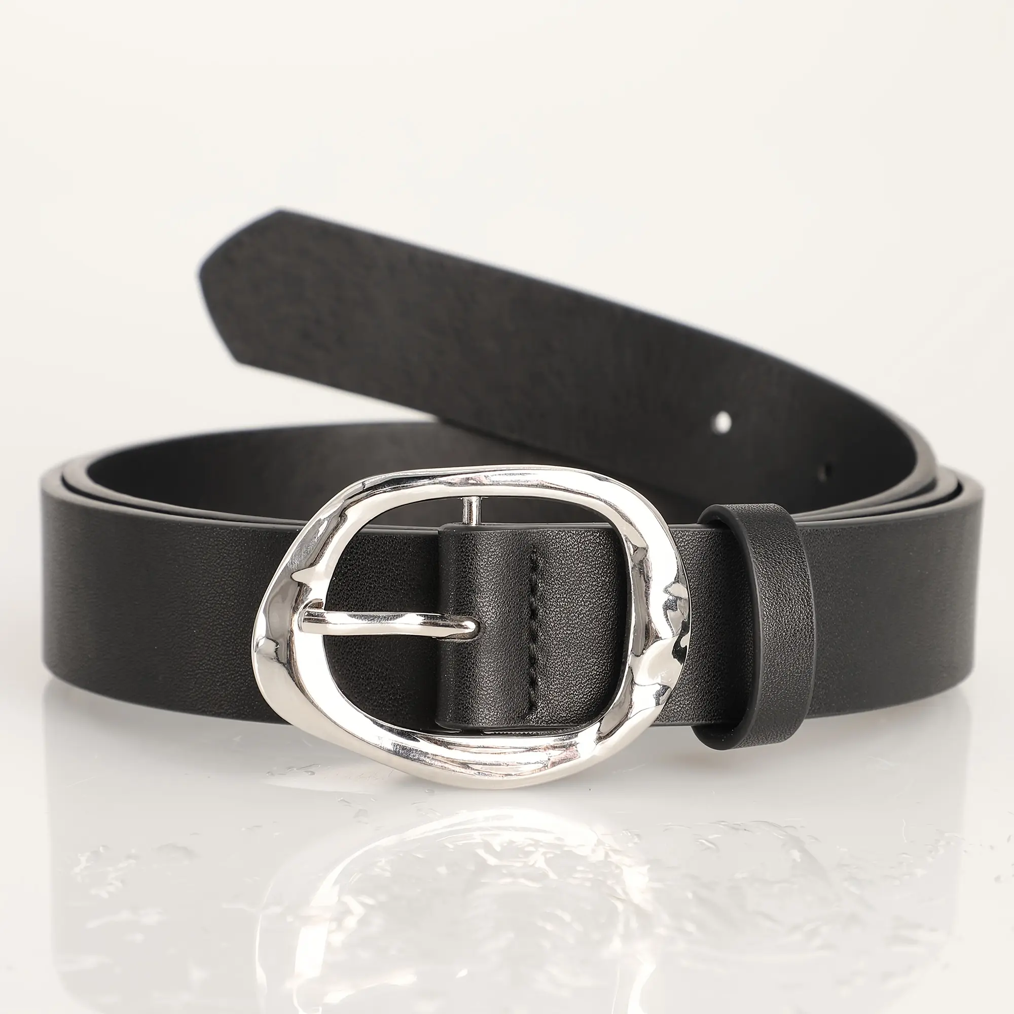 New Luxury Women's Belt Fashion Casual Classic Silvery Buckle Belts Plus Size - Pair with Jeans, Pants, Dress, For Ideal Gifts