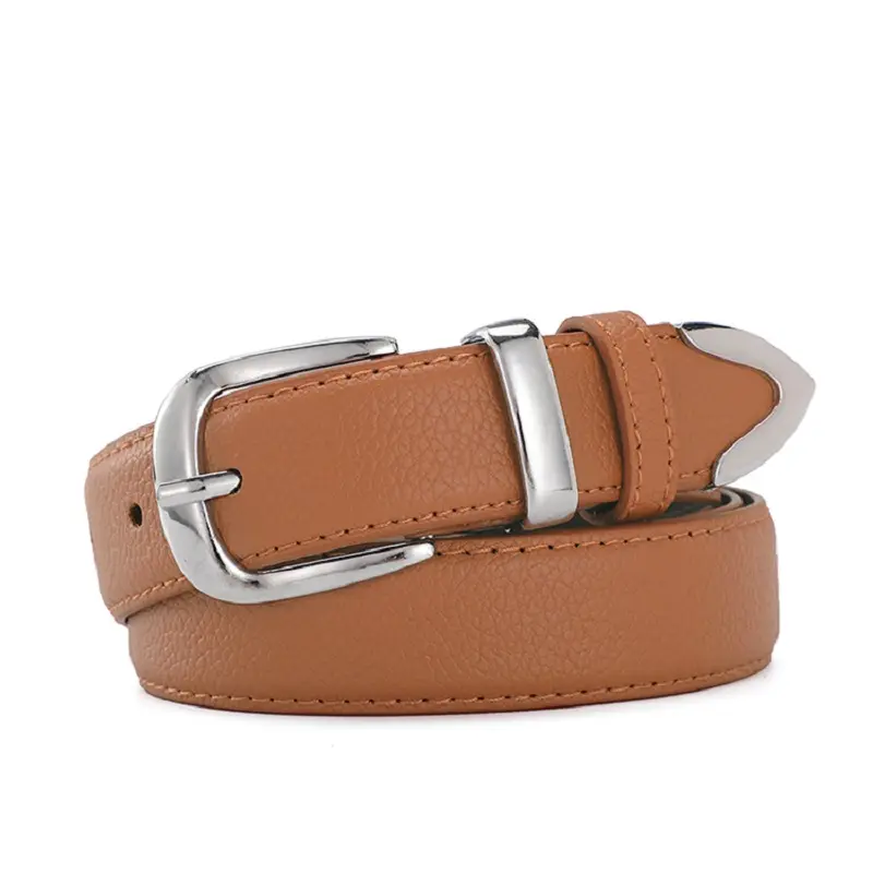New Women Leather Belts High Quality Fashion Best Matching Dress Jeans Belts for Lady Women's Dress Luxury Designer Brand LB2146