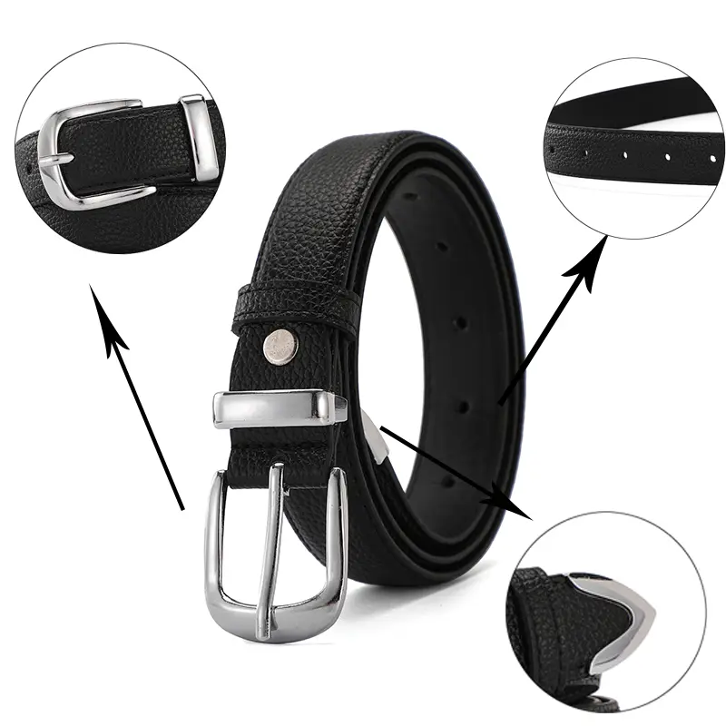 New Women Leather Belts High Quality Fashion Best Matching Dress Jeans Belts for Lady Women's Dress Luxury Designer Brand LB2146