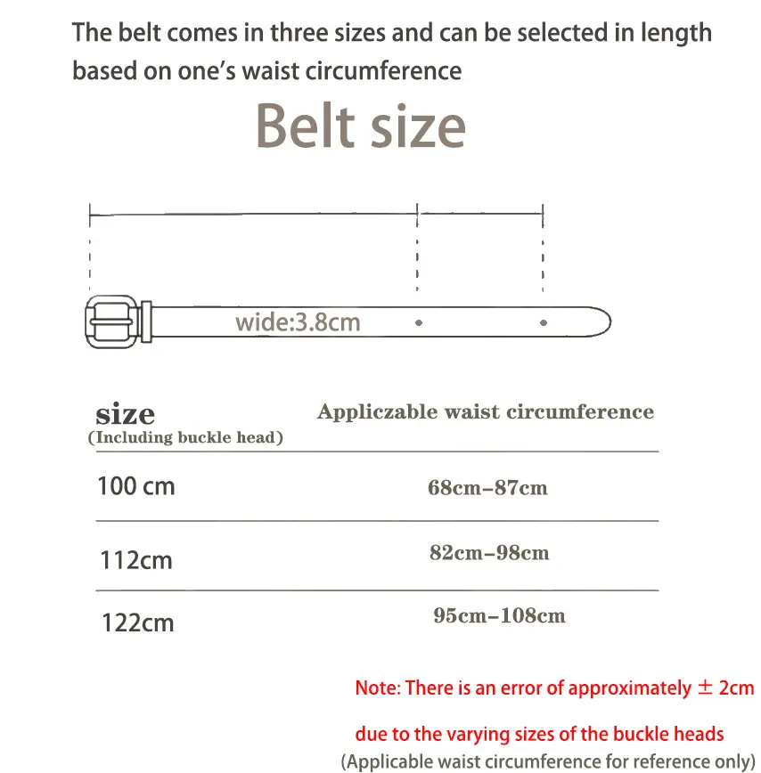 White & Black Smooth Edge Women's Belt - Minimalist Solid Color Waistband with Gold Engraving & Alloy Buckle for Office/Dates