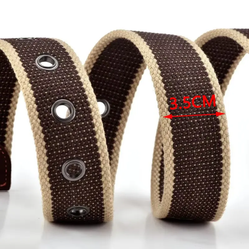 Men's Fabric Belt Canvas Webbing Man Belt for student Designer Men Trousers Belt for Jeans Belts Male Waist Belts BF08