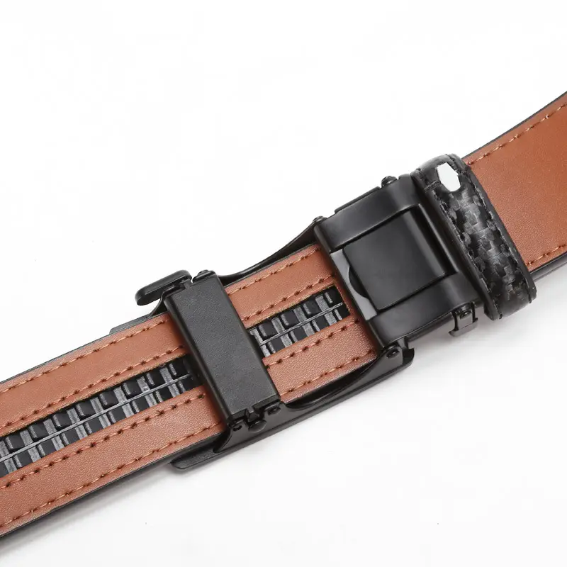 2025 Alloy Automatic Buckle Fashion Belt Genuine Leather Luxury Belts Minimalist Youth Waistband High Quality Women Men Gifts