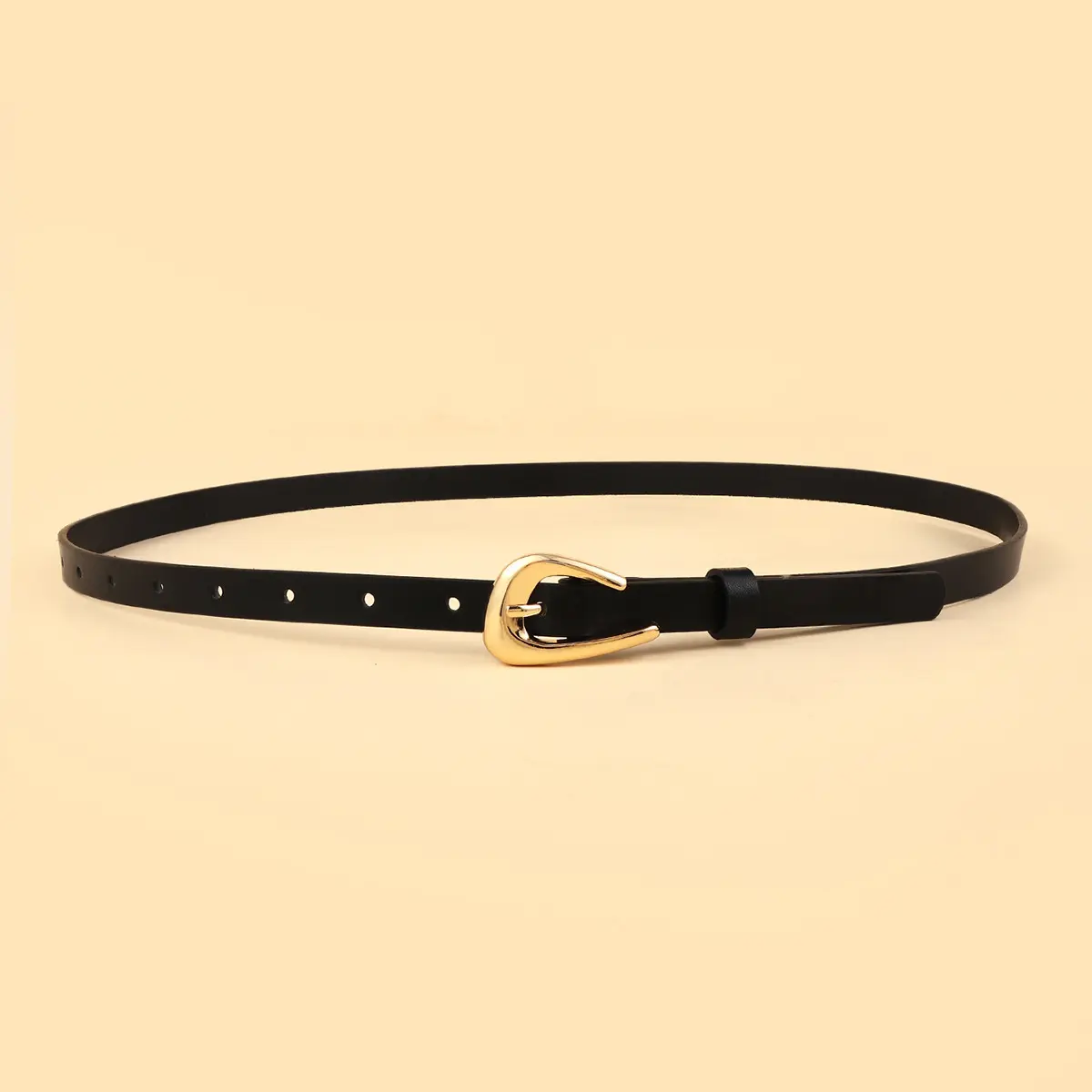Coffee White Pattern Women's Belt Gothic Retro Dress Jeans Accessories Trouser Girdle Metallic Gold Pin Buckle Black Waistband