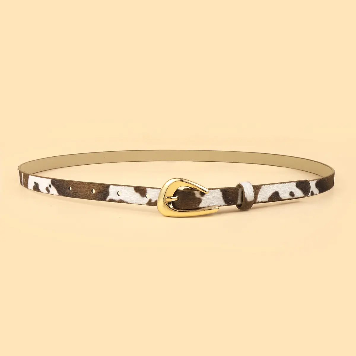 Coffee White Pattern Women's Belt Gothic Retro Dress Jeans Accessories Trouser Girdle Metallic Gold Pin Buckle Black Waistband