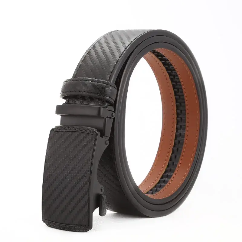2025 Alloy Automatic Buckle Fashion Belt Genuine Leather Luxury Belts Minimalist Youth Waistband High Quality Women Men Gifts