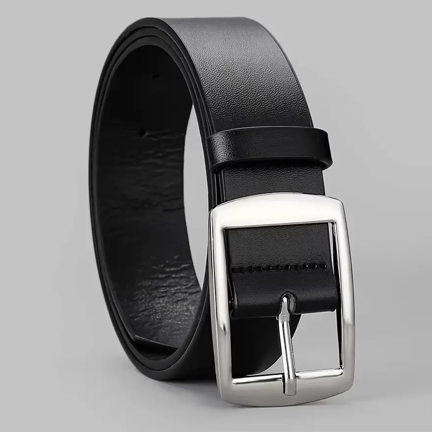 Fashion Luxury Belt for Men PU Leather Belt Metal Pin Buckle High Quality Brand Designer Waist Strap Belt For Jeans Women's Belt