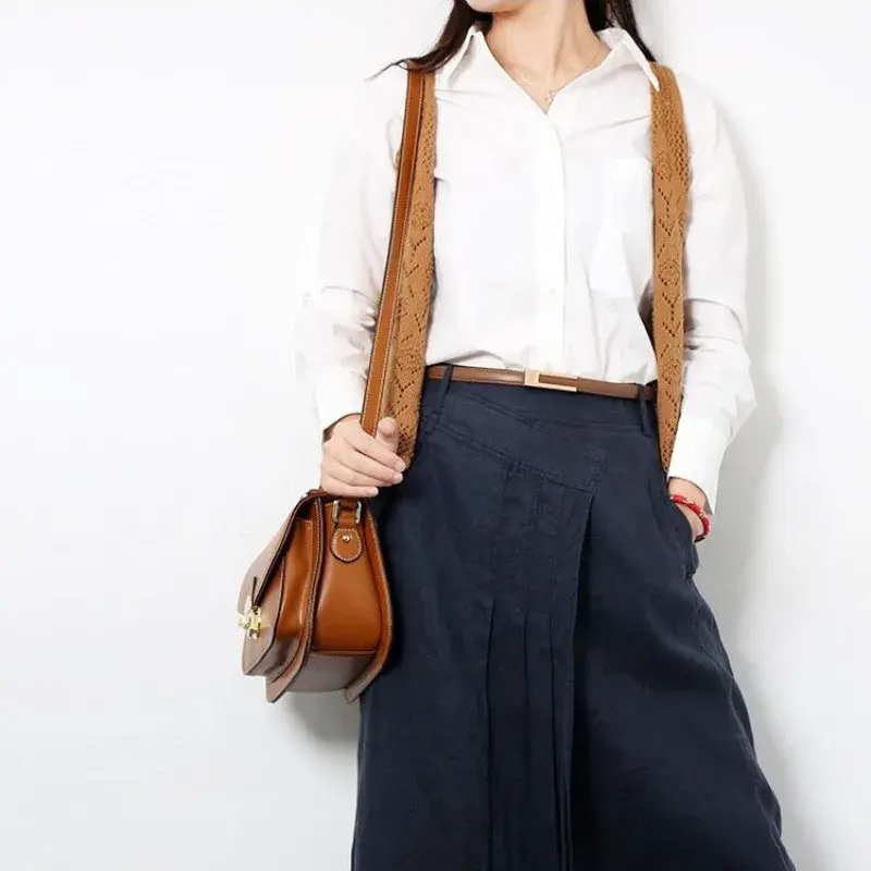 Korean Fashionable PU Leather Thin Waist Strap Belt for Women Metal Accessories Basic Casual Porous Adjustable Fashion Belts