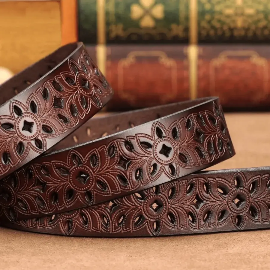 High-Quality Wear-Resistant And Waterproof Pu Leather Black Business Casual Skirts Accessories women belts Jeans Vintage Belts