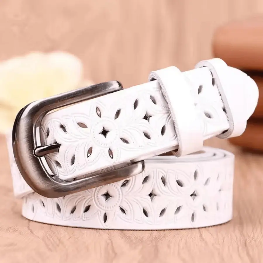 High-Quality Wear-Resistant And Waterproof Pu Leather Black Business Casual Skirts Accessories women belts Jeans Vintage Belts
