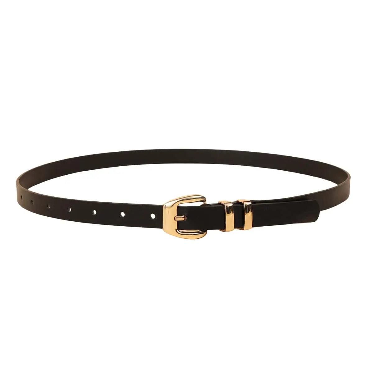 Leopard Print Pu Women's Belt Trendy Casual Versatile Jeans Accessories Girdle Y2k Girls Black Leather Gold Pin Buckle Waistband