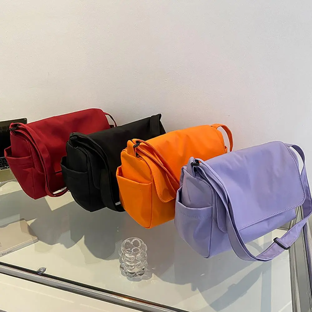 Oxford Hobos Crossbody Bags Solid Casual Zipper Women's Bags 2024 Fashion High Capacity Solid Color Single Shoulder Totes Bag
